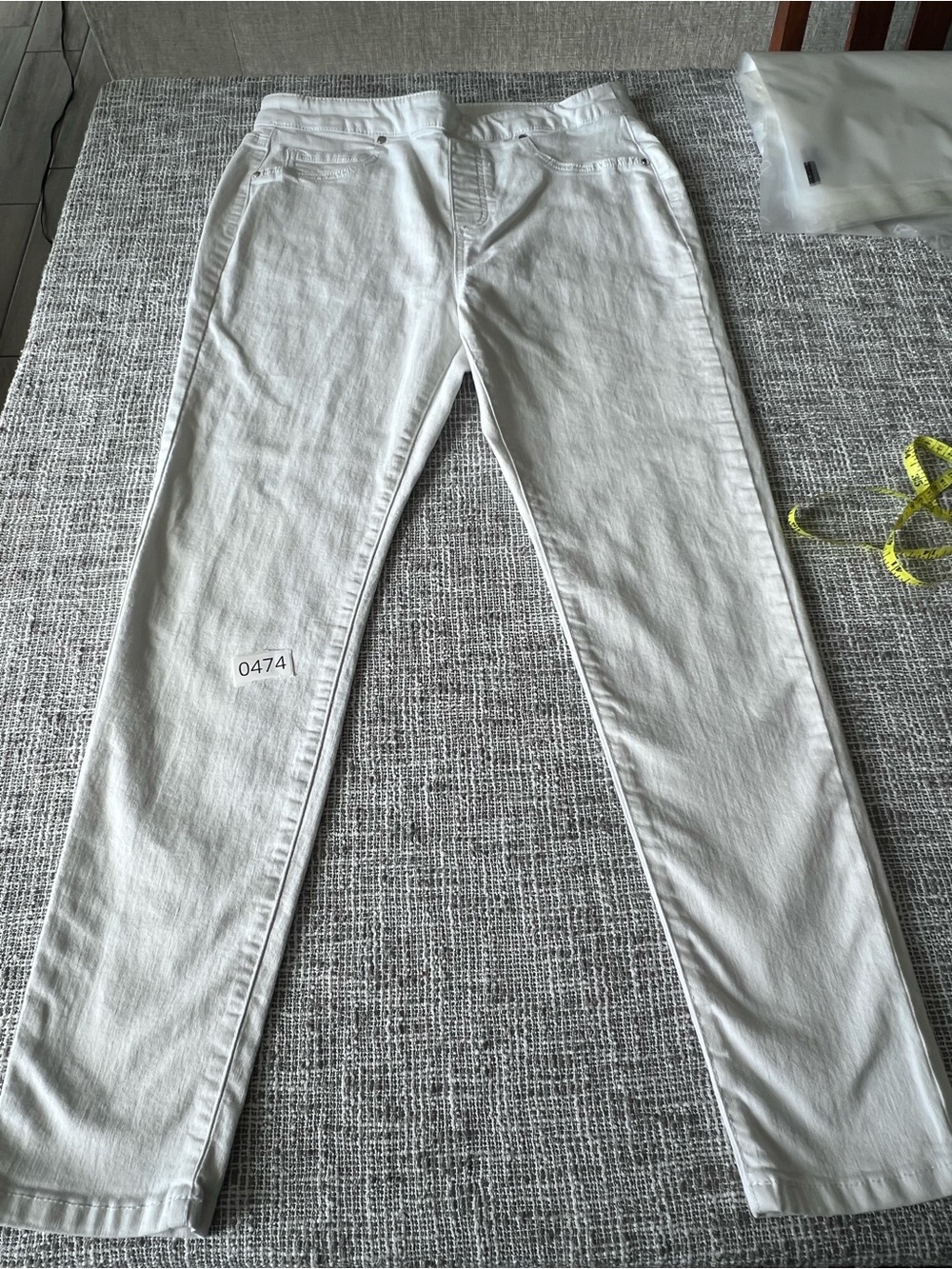 Rafaella White Slim Straight Jeans